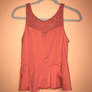 Express peplum tank